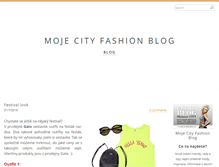 Tablet Screenshot of mojecityfashionblog.com